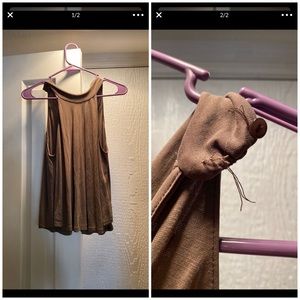 Turtle neck Tank Top